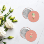Bahan Baku Badge Pin 37mm Set Lengkap Metal Mika Peniti untuk Usaha Custom Pin